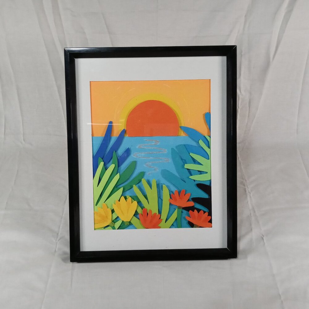 *NEW* Original Handmade Boho Style Framed Landscapes 3D Wall Art/ Artwork